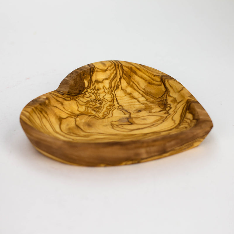 O VOW | Olive Wood Heart Rolling Tray/Smoker's Gift