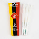 Stash-Pro | Bleached (White) Pro 6 Cones box of 24 Pre-rolled Cone (Display Pack) Stash-Pro