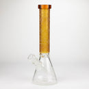 COBRA | 14" sandblasted geometric graphic 7 mm glass bong [YY01] Glass Bong JJ Distribution Campagne