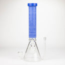COBRA | 14" sandblasted geometric graphic 7 mm glass bong [YK08] Glass Bong JJ Distribution