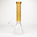 COBRA | 14" sandblasted geometric graphic 7 mm glass bong [YK07] Glass Bong JJ Distribution