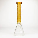 COBRA | 14" sandblasted geometric graphic 7 mm glass bong [YK07] Glass Bong JJ Distribution