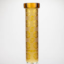 COBRA | 14" sandblasted geometric graphic 7 mm glass bong [YK07] Glass Bong JJ Distribution