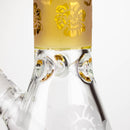 COBRA | 14" sandblasted geometric graphic 7 mm glass bong [YK07] Glass Bong JJ Distribution