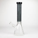 COBRA | 14" sandblasted geometric graphic 7 mm glass bong [YK06] Glass Bong JJ Distribution