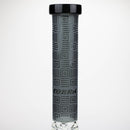 COBRA | 14" sandblasted geometric graphic 7 mm glass bong [YK06] Glass Bong JJ Distribution