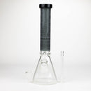 COBRA | 14" sandblasted geometric graphic 7 mm glass bong [YK06] Glass Bong JJ Distribution