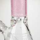 COBRA | 14" sandblasted geometric graphic 7 mm glass bong [YK05] Glass Bong JJ Distribution