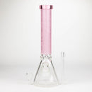 COBRA | 14" sandblasted geometric graphic 7 mm glass bong [YK05] Glass Bong JJ Distribution