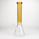 COBRA | 14" sandblasted geometric graphic 7 mm glass bong [YK05] Glass Bong JJ Distribution Campagne