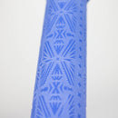 COBRA | 14" sandblasted geometric graphic 7 mm glass bong [YK08] Glass Bong JJ Distribution