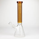 COBRA | 14" sandblasted geometric graphic 7 mm glass bong [YY04] Glass Bong JJ Distribution