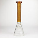 COBRA | 14" sandblasted geometric graphic 7 mm glass bong [YY04] Glass Bong JJ Distribution