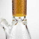 COBRA | 14" sandblasted geometric graphic 7 mm glass bong [YY04] Glass Bong JJ Distribution