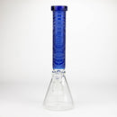 COBRA | 14" sandblasted geometric graphic 7 mm glass bong [YY03] Glass Bong JJ Distribution