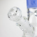 COBRA | 14" sandblasted geometric graphic 7 mm glass bong [YK08] Glass Bong JJ Distribution