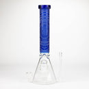 COBRA | 14" sandblasted geometric graphic 7 mm glass bong [YY03] Glass Bong JJ Distribution