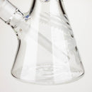 COBRA | 14" sandblasted geometric graphic 7 mm glass bong [YK08] Glass Bong JJ Distribution