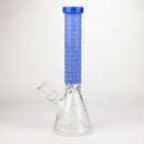 COBRA | 14" sandblasted geometric graphic 7 mm glass bong [YY02] Glass Bong JJ Distribution
