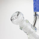 COBRA | 14" sandblasted geometric graphic 7 mm glass bong [YY02] Glass Bong JJ Distribution