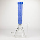COBRA | 14" sandblasted geometric graphic 7 mm glass bong [YY02] Glass Bong JJ Distribution
