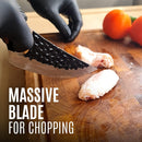 Boning Knife 110% Hand Forged Butcher Knife Camping Knife, Cleaver for Easy Cutting, Chopping, Deboning, fileting, BBQ – Outdoor and Kitchen Meat Cutting Knife Fixed Blade Knife Laser Ninja