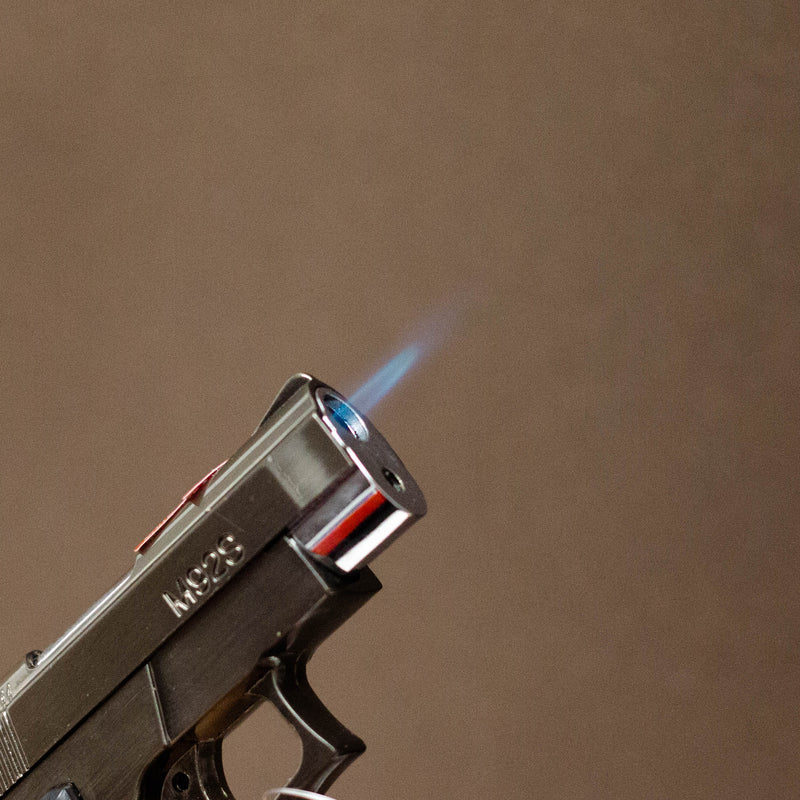 O Slick® | Deluxe Torch Lighter with built-in 9MM Laser pointer  [YYG-803]
