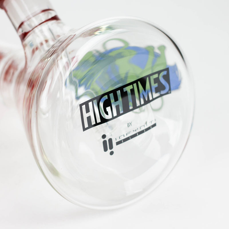O Infyniti | High Times 16" 7 mm classic beaker water bong with tree arm percolator [HIT10200GP]