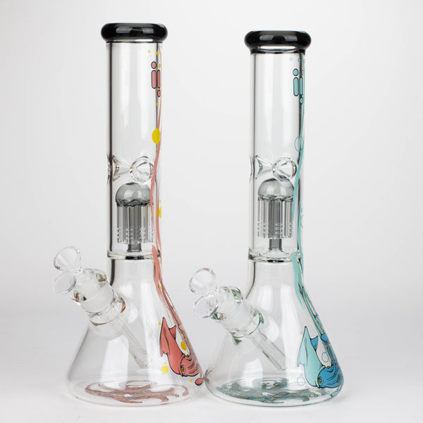 O Infyniti | Untamed 14" 7 mm classic beaker water bong - Octopus [GP2014]