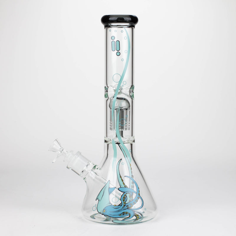 O Infyniti | Untamed 14" 7 mm classic beaker water bong - Octopus [GP2014]