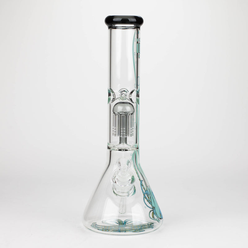 O Infyniti | Untamed 14" 7 mm classic beaker water bong - Octopus [GP2014]