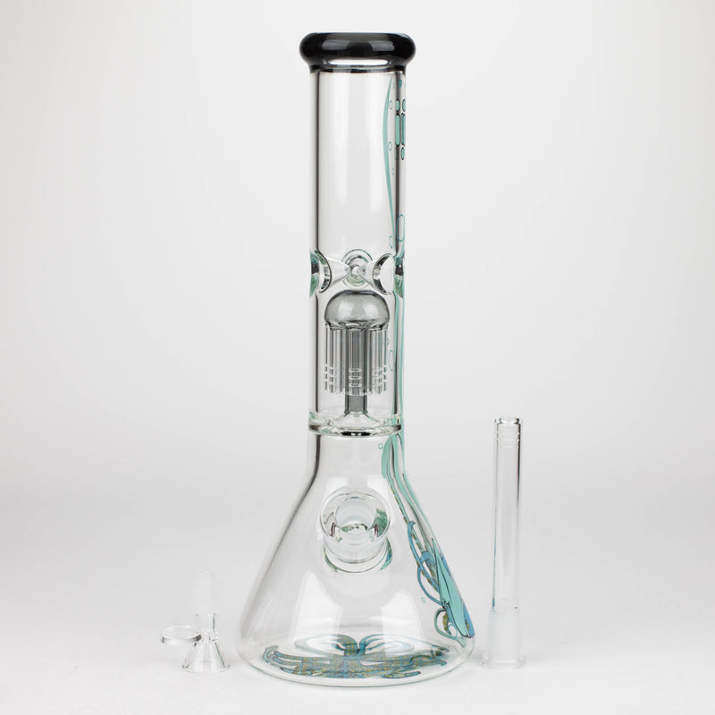 O Infyniti | Untamed 14" 7 mm classic beaker water bong - Octopus [GP2014]