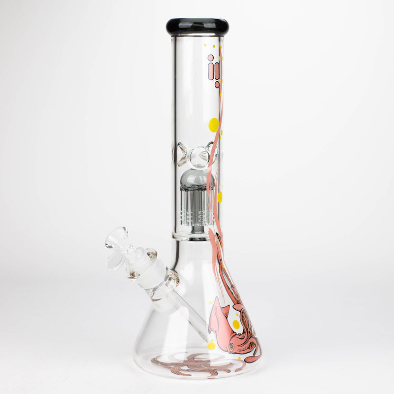 O Infyniti | Untamed 14" 7 mm classic beaker water bong - Octopus [GP2014]