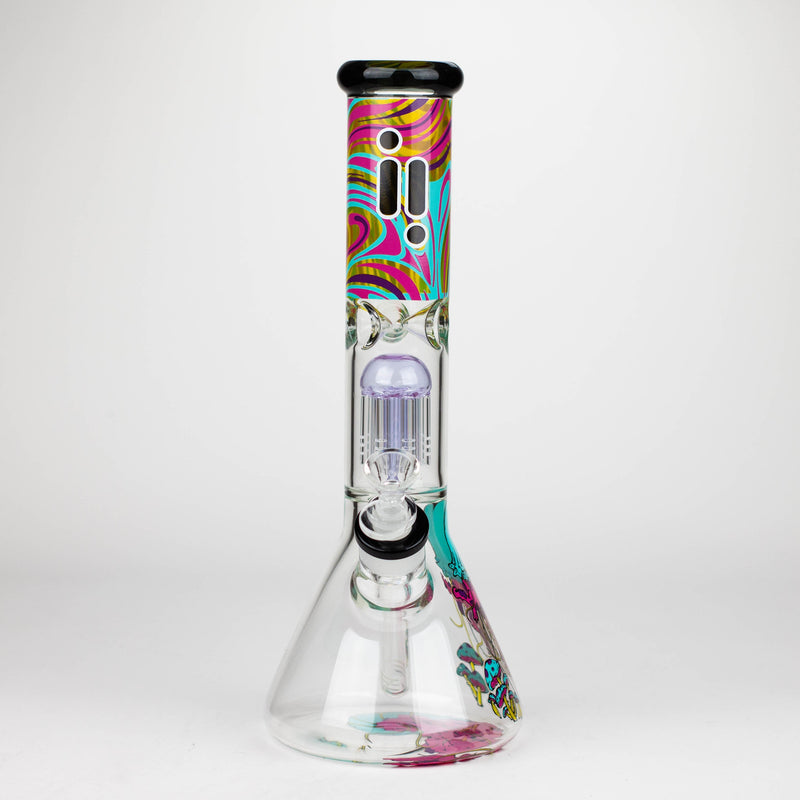 O Infyniti | Untamed 14" 7 mm classic beaker water bong - Jellyfish [GP2016]