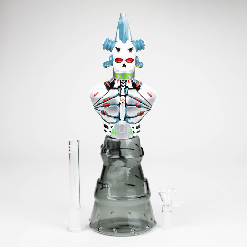10'' Resin Mechanical skull water pipe [CY011] Resin · Silicone · Plastic Bong YHS Smoke