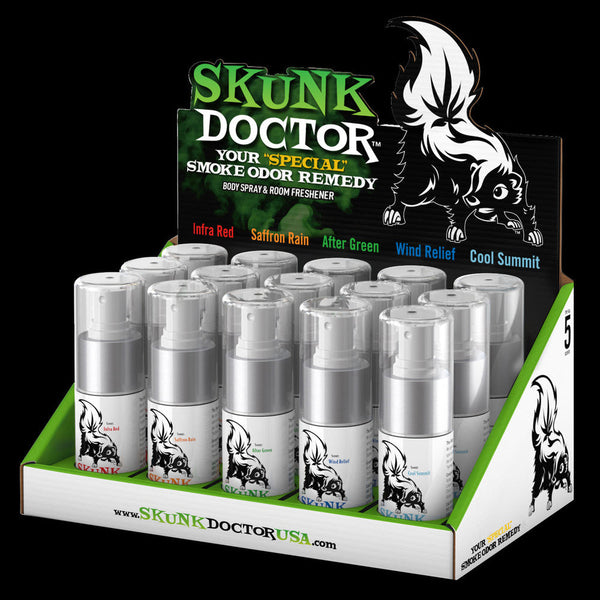 O Skunk Doctor | Smoke Odor Eliminator Body Spray Display of 15