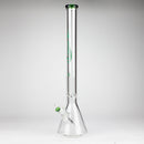 GENIE | 22" 9 mm Beaker Glass Bong [GE1003] Glass Bong ONE Green