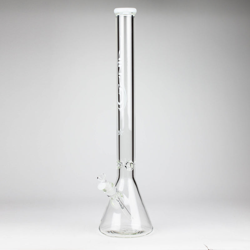 GENIE | 22" 9 mm Beaker Glass Bong [GE1003] Glass Bong ONE White