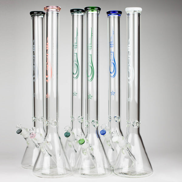 GENIE | 22" 9 mm Beaker Glass Bong [GE1003] Glass Bong ONE