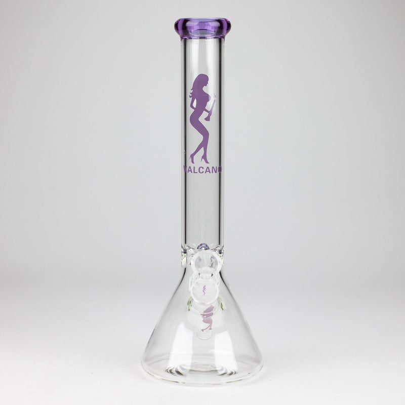 O VALCANO | 12" beaker glass water bong [GB16710]