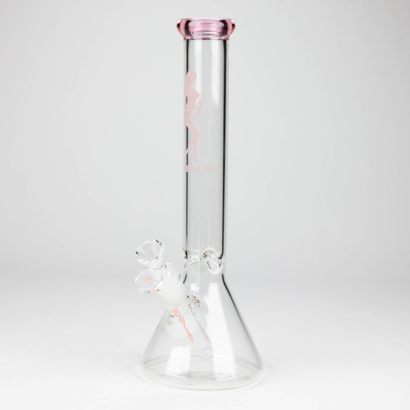 O VALCANO | 12" beaker glass water bong [GB16710]