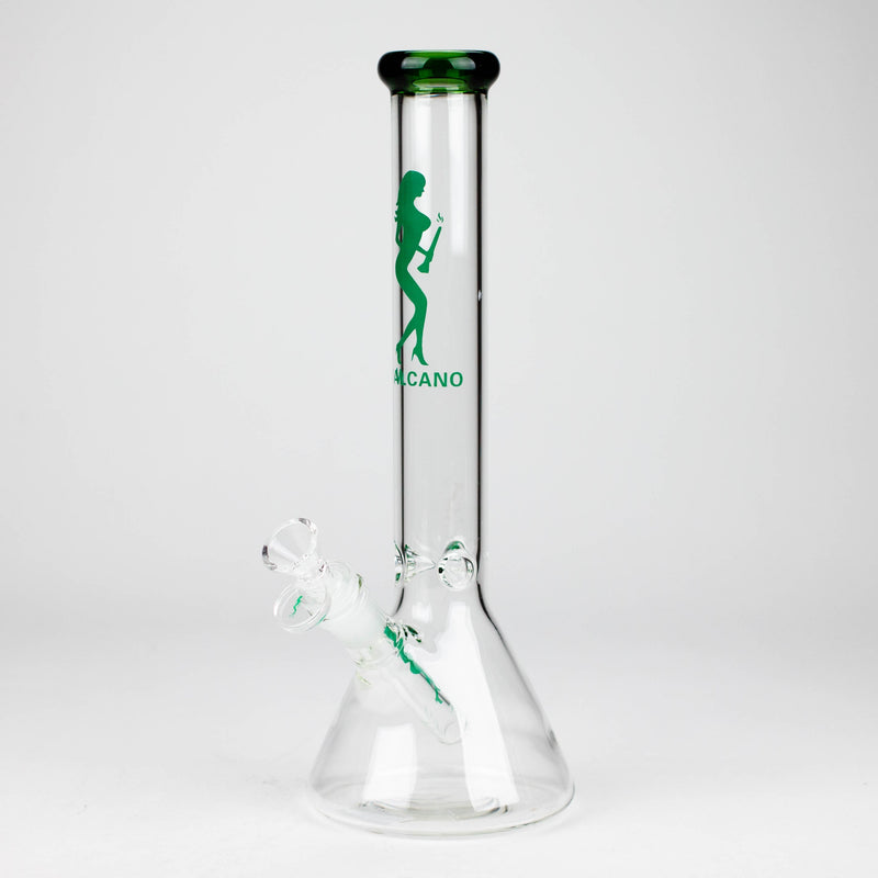 O VALCANO | 12" beaker glass water bong [GB16710]