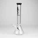 VALCANO | 12" beaker glass water bong [GB16710] Glass Bong ONE Black