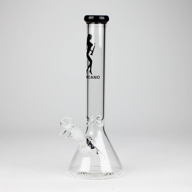 O VALCANO | 12" beaker glass water bong [GB16710]