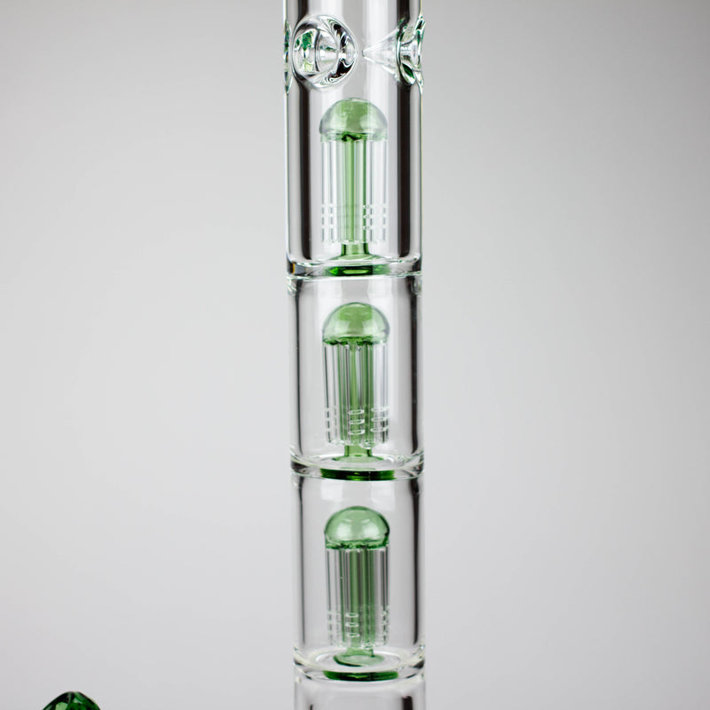 GENIE | 24" 9mm Triple Percolator Beaker Glass Bong [GB1907] Glass Bong ONE