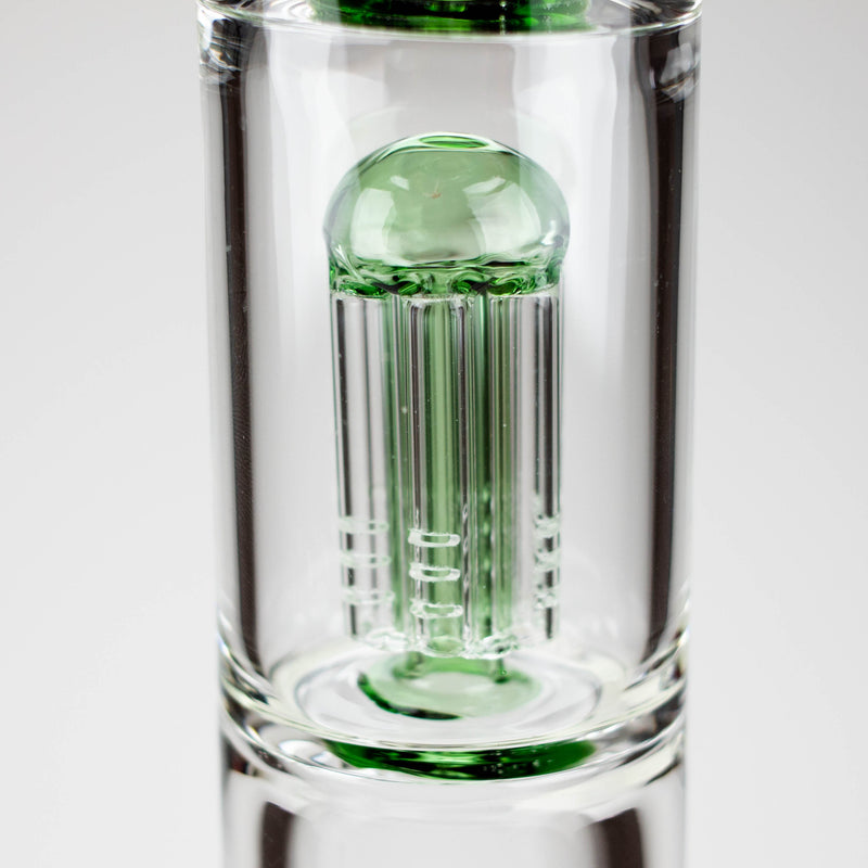 O GENIE | 24" 9 mm Triple percolator beaker water bong [GB1907]