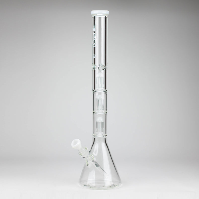 O GENIE | 24" 9 mm Triple percolator beaker water bong [GB1907]