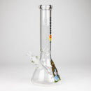 diamond | 14" Crypto Beaker Glass water Bong Glass Bong 420 Paradise