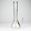 diamond | 14" Crypto Beaker Glass water Bong Glass Bong 420 Paradise