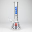 diamond | 14" Crypto Beaker Glass water Bong Glass Bong 420 Paradise Hodl - Skull & Smoke